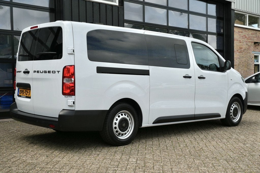Peugeot e-Expert Long 75 kWh | Carplay | Camera | 2x SCHUIF, Auto's, Peugeot, Gebruikt, Overige carrosserieën, Wit, 1000 kg