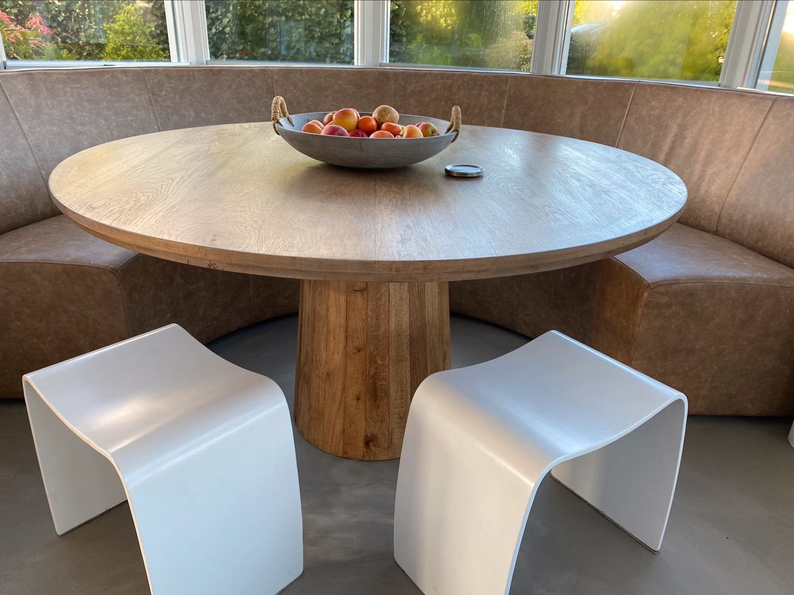 Massief eiken maatwerk tafels, Ophalen, 100 tot 150 cm, Nieuw, Vijf personen of meer