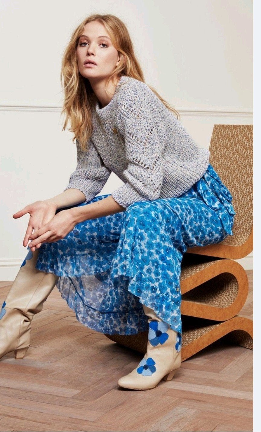 Fabienne Chapot Bobo Frill rok maat XS *nieuw *, Blauw, Nieuw, Ophalen of Verzenden, Fabienne Chapot