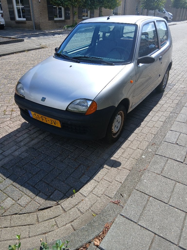 Fiat Seicento 1.1 SPI 2000 Grijs, Voorwielaandrijving, Origineel Nederlands, 400 kg, Handgeschakeld