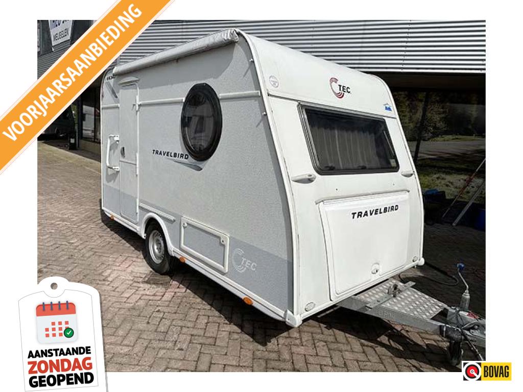 TEC Travel Bird 340, 1200kg, Luifel, fietsenrek, Zondag open, Caravans en Kamperen, Overige typen, T.E.C., Rondzit, Tot en met 2