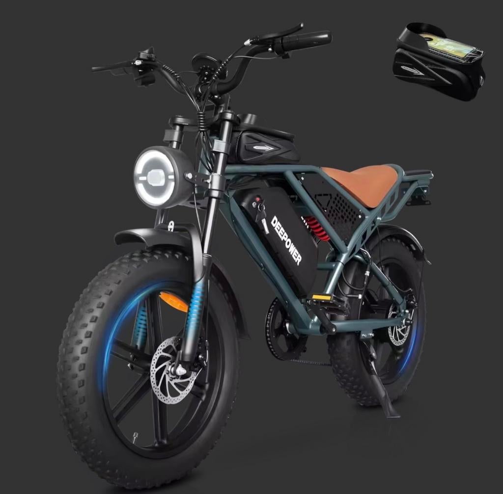 Fatbike Deepower QS7 - Slechts 100 km gereden!, Ophalen of Verzenden, Zo goed als nieuw, 50 km per accu of meer, Overige merken