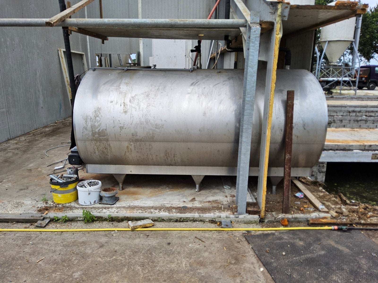 Melktank rvs ca 6500 liter, 100 liter of meer, Ophalen, Zo goed als nieuw
