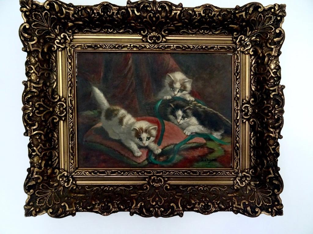 SCHILDERIJ VAN A.v.d.HEIJDEN (PROTEGE HANRIETTE RONNER-KNIP), Antiek en Kunst, Curiosa en Brocante, Ophalen of Verzenden