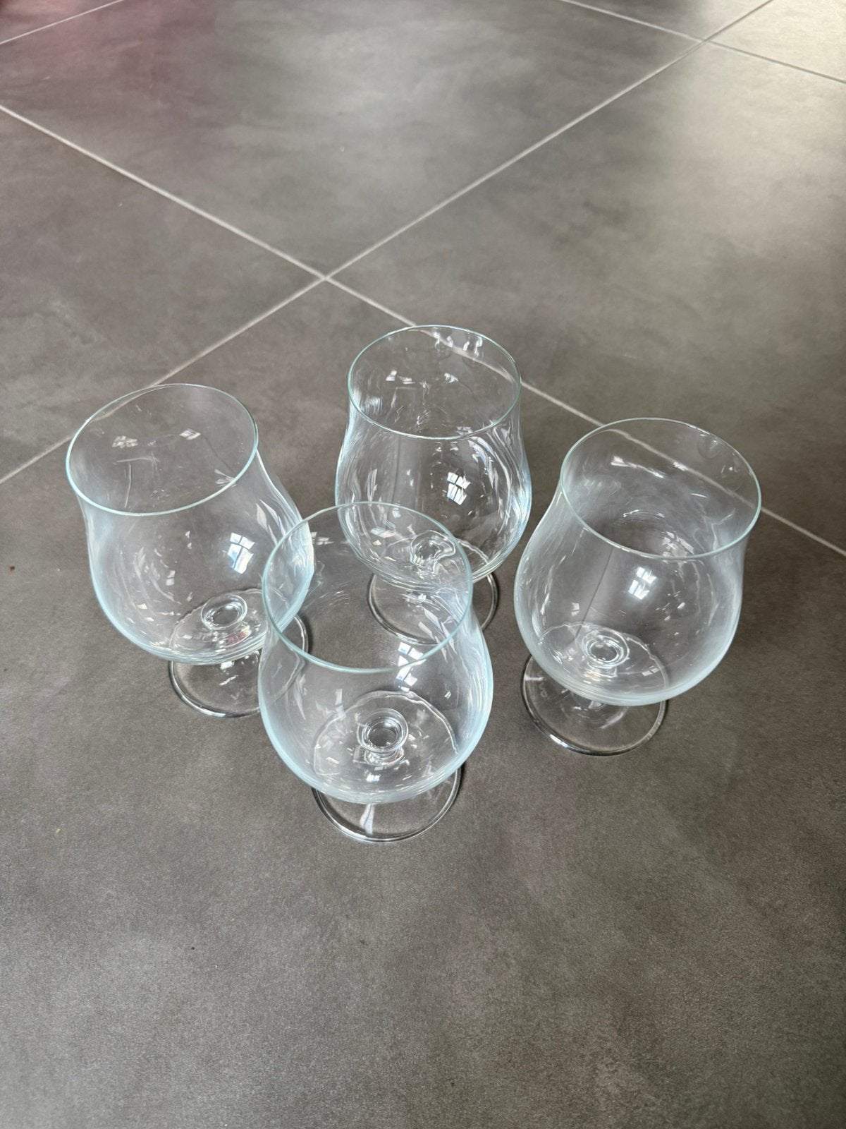 4 Vivo bierglazen Villeroy & Boch, Ophalen, Zo goed als nieuw, Bierglas