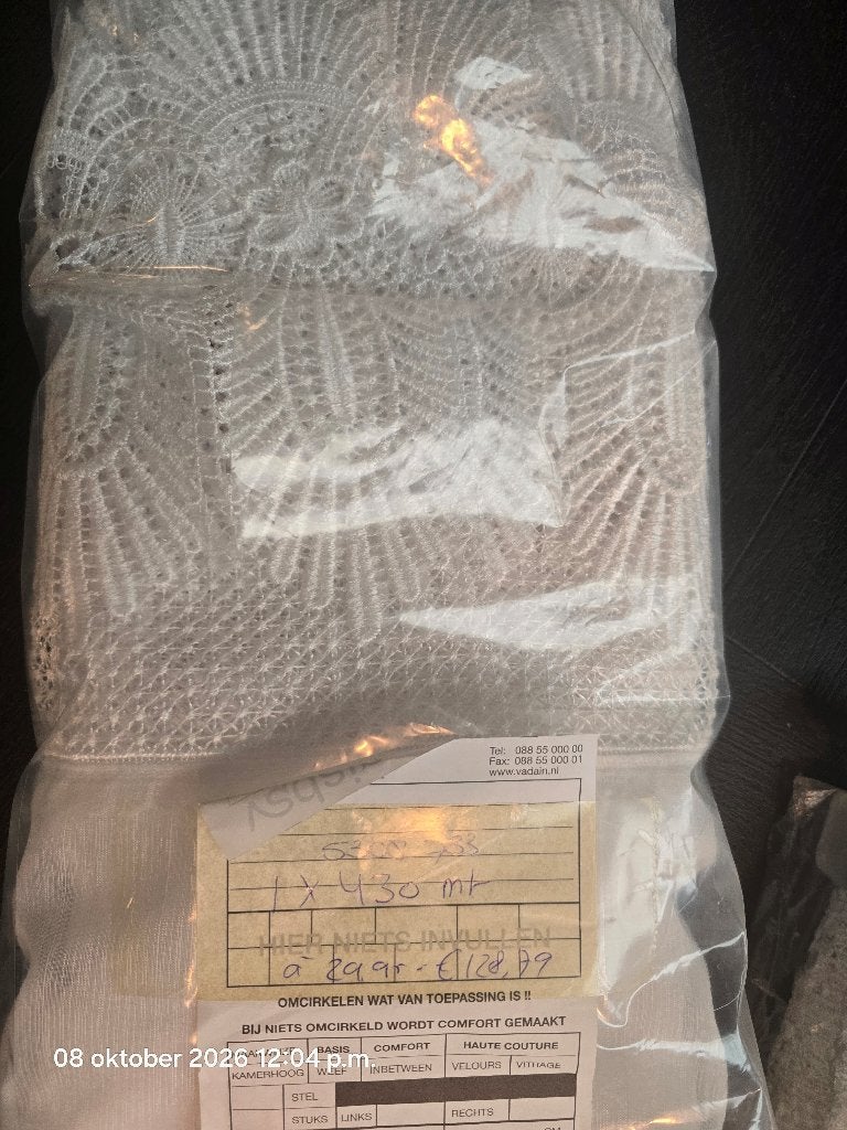 vitrage Kant, Ophalen, Nieuw, Polyester, Vitrage