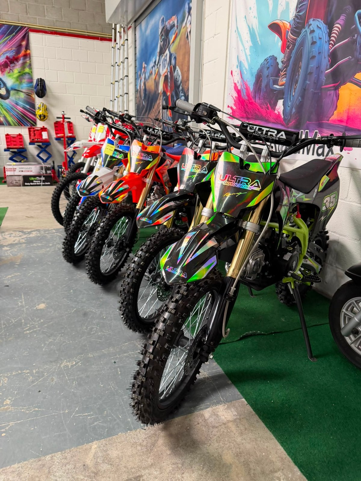 🔥Ultra Motocross🔥Racing Crosser 125cc E-Start Pro 95km/h, Nieuw, 4 versnellingen, 125 cc, Ophalen of Verzenden