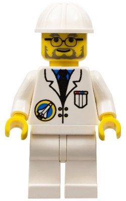 LEGO City spp014 Space Port - Scientist, White Construction, Kinderen en Baby's, Lego, Ophalen of Verzenden, Minifiguur, City