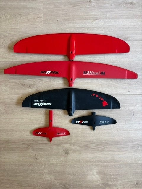 GoFoil foil set compleet, Ophalen of Verzenden, Gebruikt, Wingsurf-hydrofoil