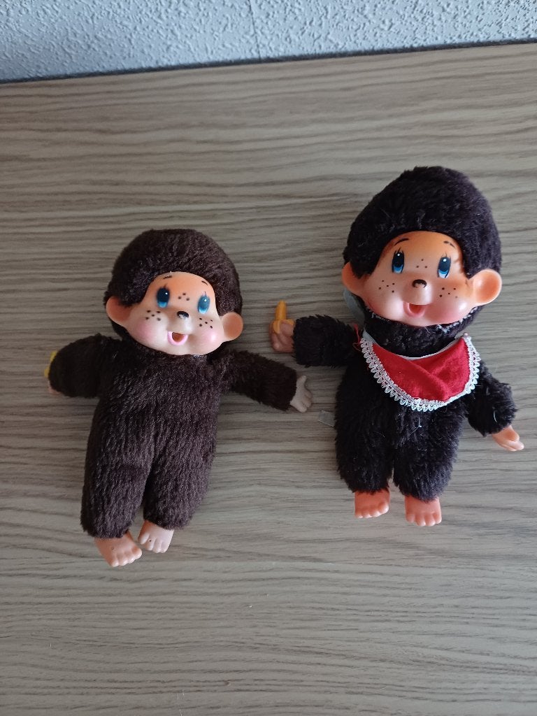 2 Monchichi's, Verzamelen, Ophalen of Verzenden, Gebruikt