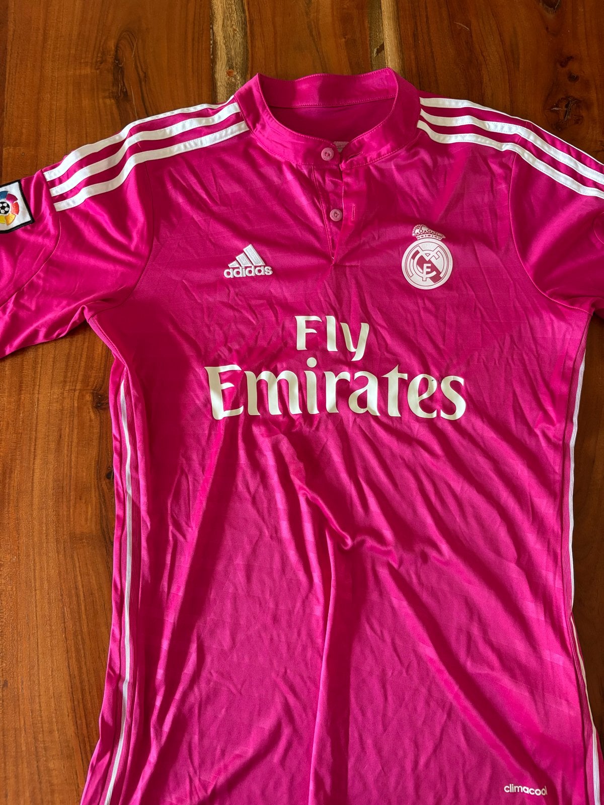Real Madrid Adidas Voetbalshirt Roze Maat M, Maat 48/50 (M), Ophalen of Verzenden, Zo goed als nieuw, Roze