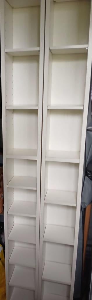 Twee witte Billy cd dvd kasten van IKEA, Ophalen, Met plank(en), Gebruikt, Modern, functioneel
