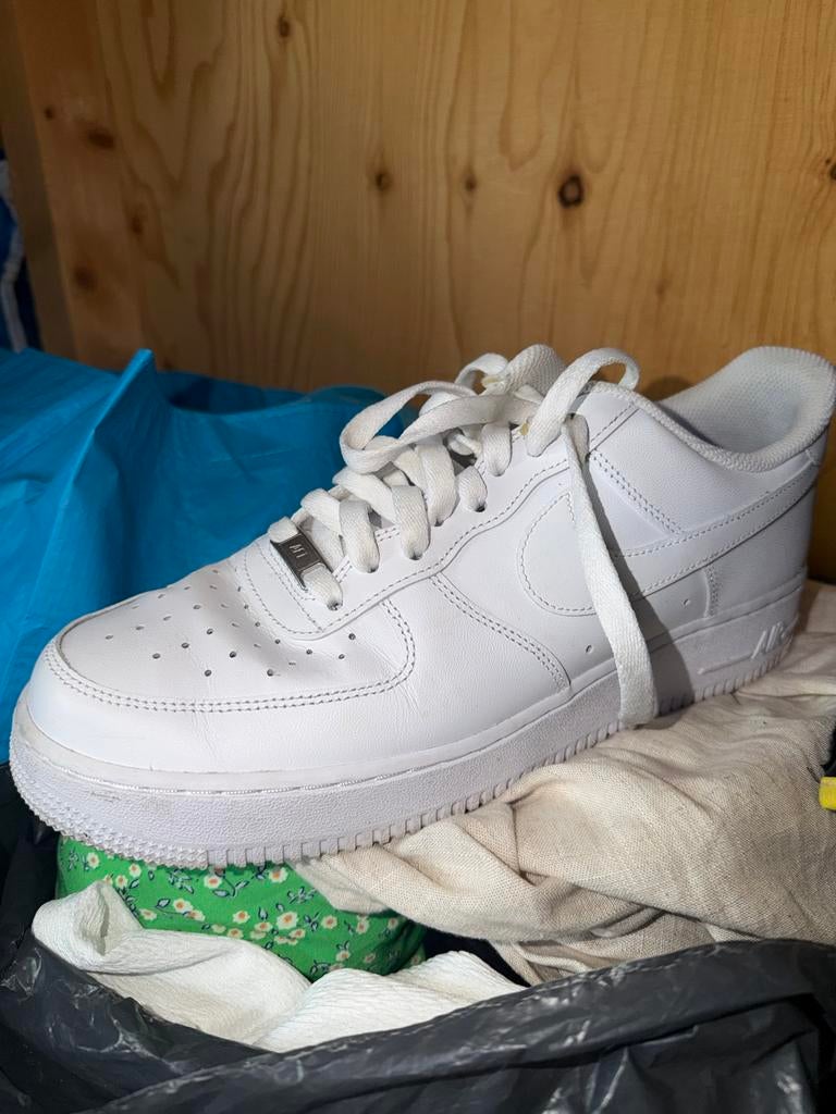 Nike Air Force 1 Low Wit - Maat 42, Kleding | Heren, Schoenen, Ophalen of Verzenden, Zo goed als nieuw, Wit