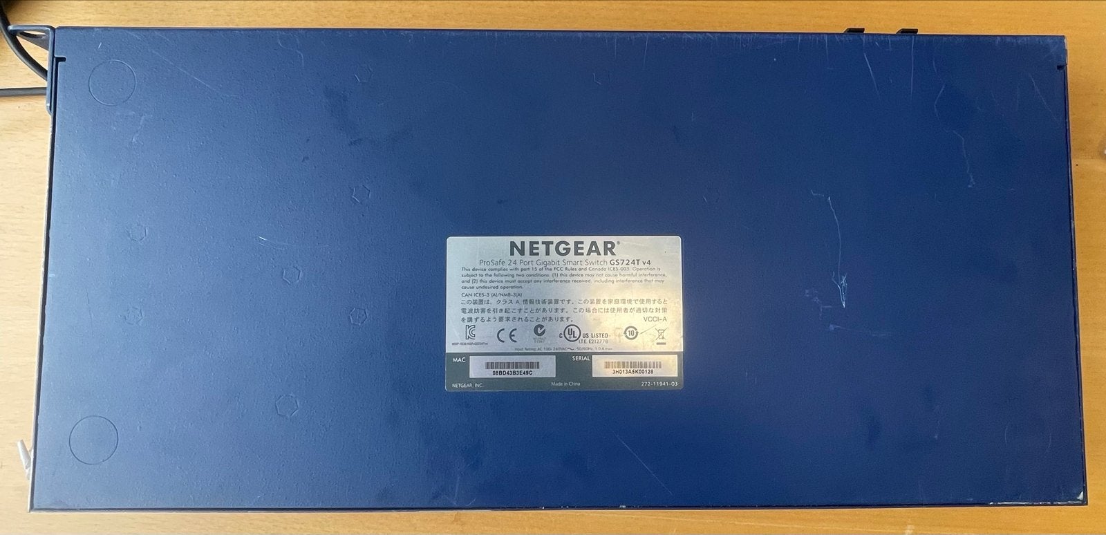 Netgear ProSafe 24-poorts Gigabit Smart Switch, Gebruikt, Netgear, Ophalen of Verzenden, Nvt