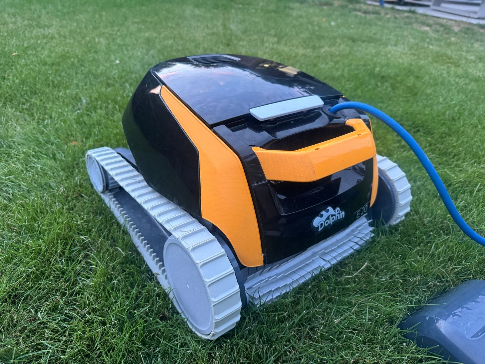 Dolphin E20 Zwembadrobot met Caddy - Zo goed als nieuw, Tuin en Terras, Zwembad-toebehoren, Ophalen, Zo goed als nieuw, Overige typen