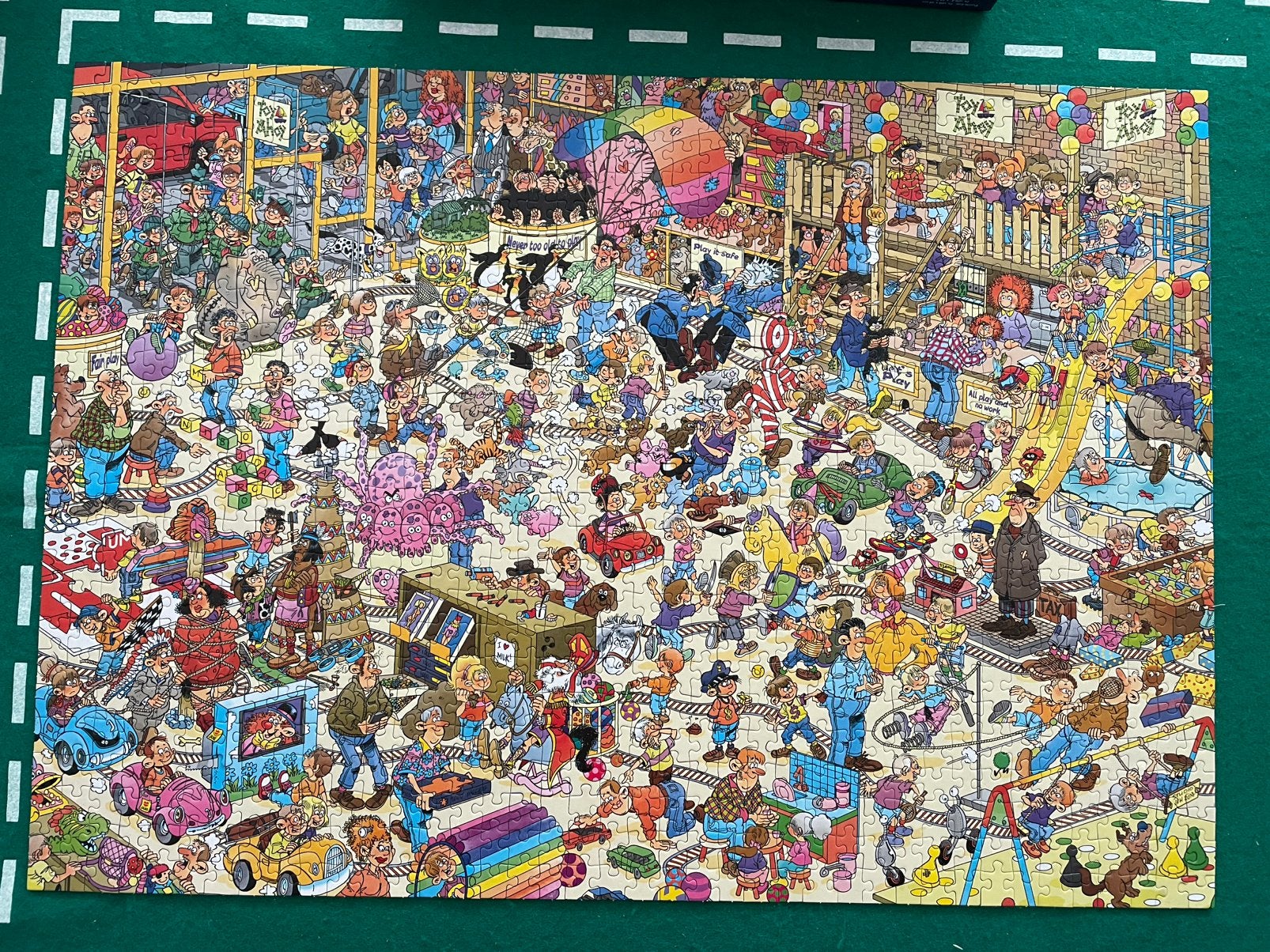 Foto 3 van Jan van Haasteren puzzel 2 x 1000 stukjes