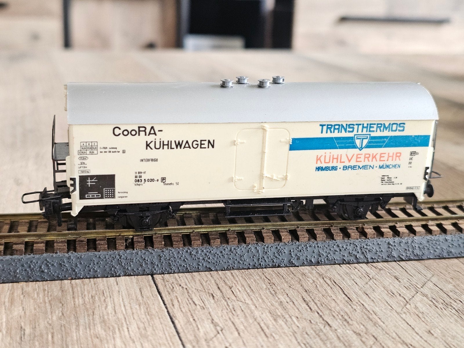 Trix Express Koelwagen CooRA-Kühlwagen Trans Thermos, Ophalen of Verzenden, Gebruikt, Wagon, Trix