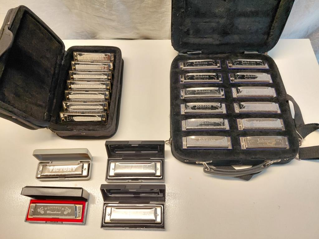 Div. Mondharmonica Hohner Bluesband, Johnson, Victory etc, Ophalen of Verzenden