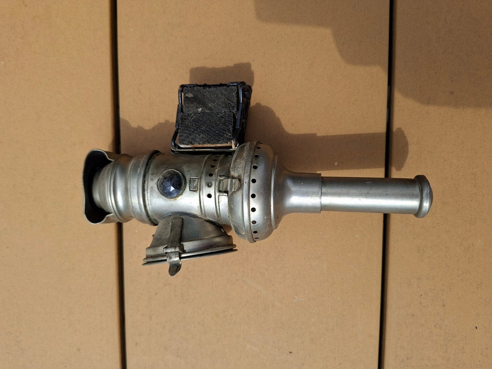 Antieke SMF fietslamp - Authentieke vintage accessoire, Ophalen of Verzenden