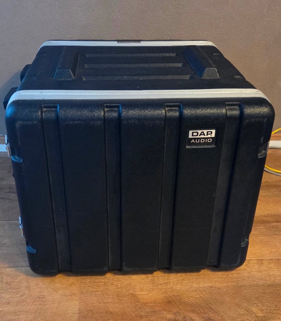 DAP ABS Kunststof Flightcase 8HE 19inch, Ophalen, Zo goed als nieuw, Overige instrumenten, Flightcase