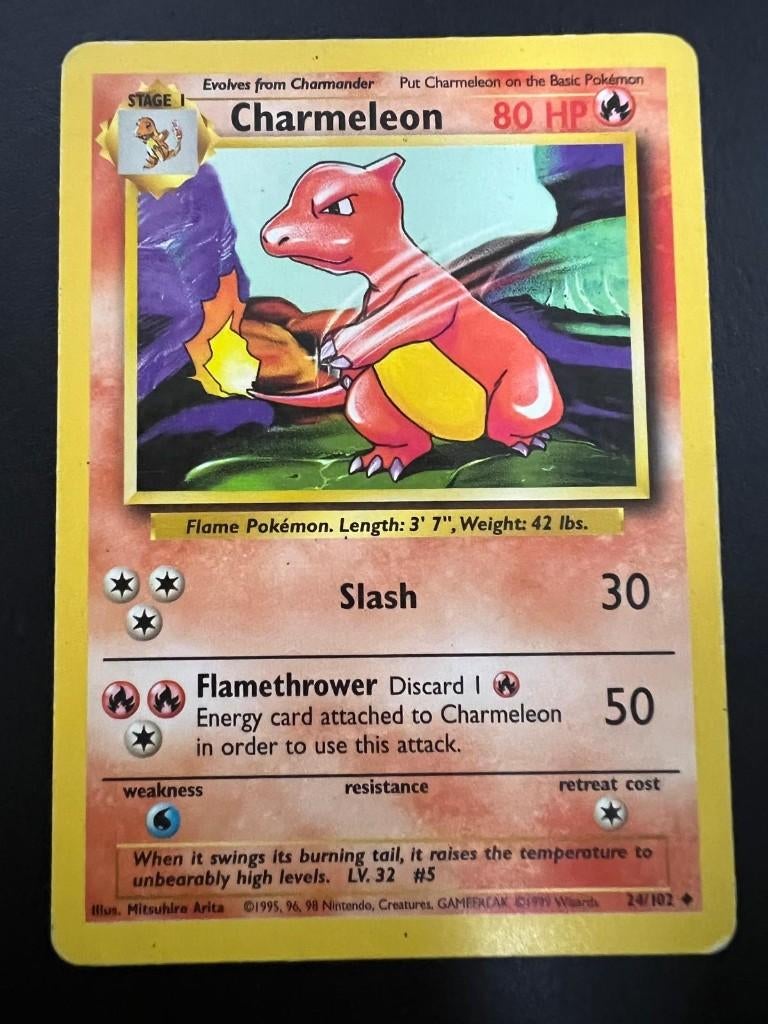 Charmeleon Base Set, Ophalen of Verzenden, Zo goed als nieuw, Losse kaart