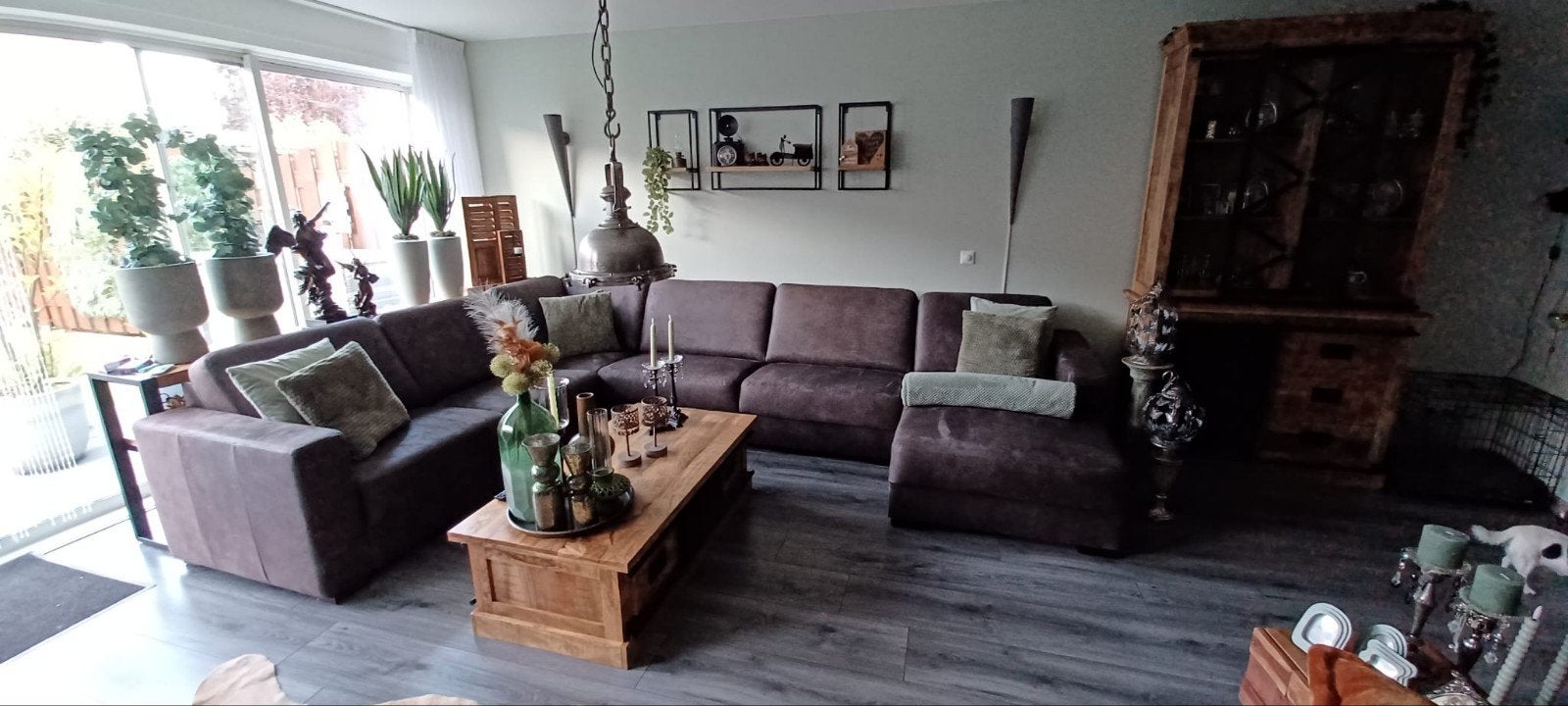 Foto 3 van U bankstel zo goed als nieuw te koop