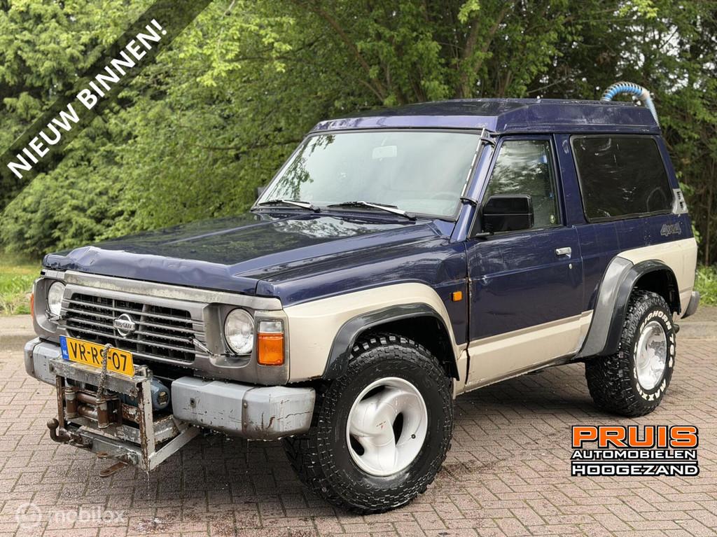 Nissan Patrol GR 2.8 TD HR -AIRCO- Apk (11-2026) *MARGE*, Euro 2, Metallic lak, Gebruikt, 116 pk