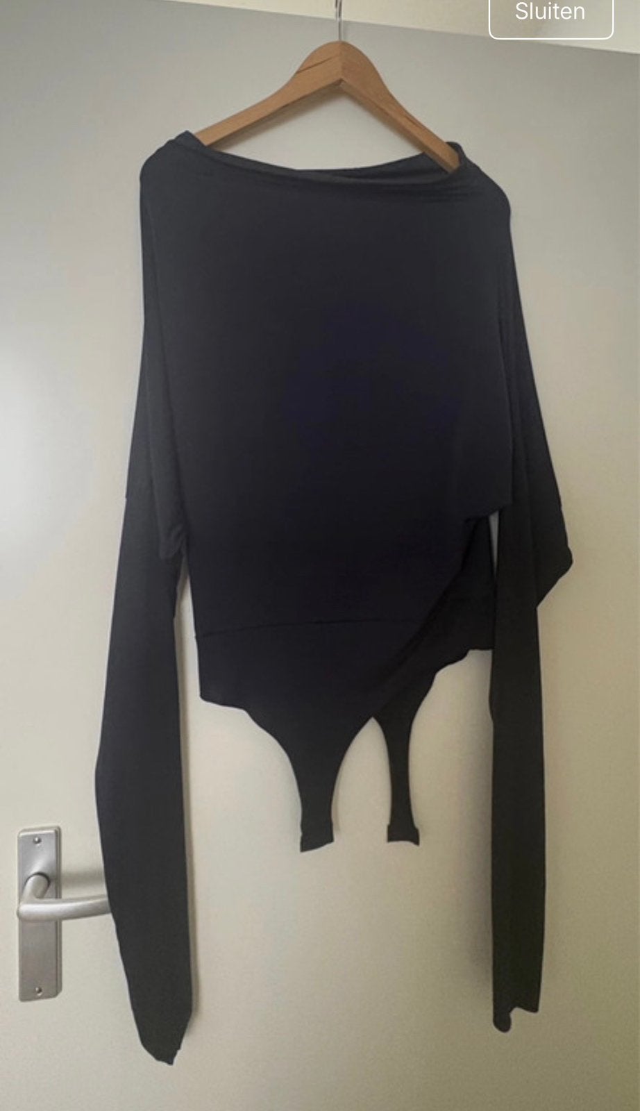 Olcay gulsen body, Kleding | Dames, Ophalen of Verzenden, Zo goed als nieuw, Blauw, Lange mouw