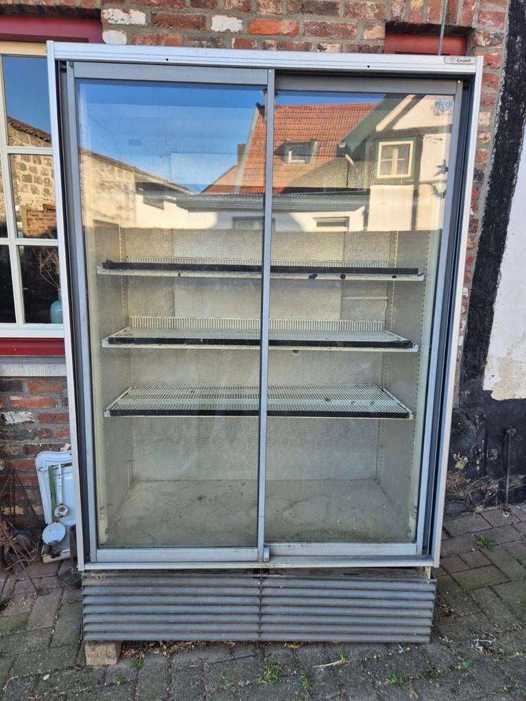 Grote buitenkoelkast met nieuwe motor - ideaal voor verkoop, Ophalen, 200 liter of meer, 60 cm of meer, 160 cm of meer