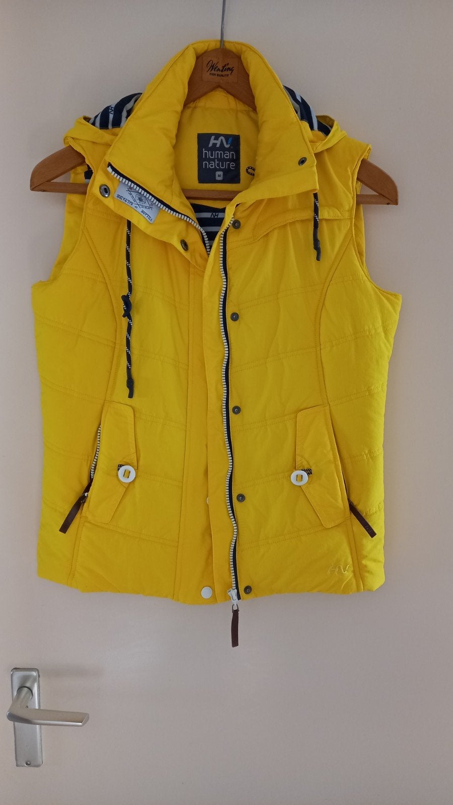 Gele Bodywarmer Human Nature Maat M, Kleding | Dames, Bodywarmers, Maat 38/40 (M), Geel, Nieuw, Ophalen of Verzenden