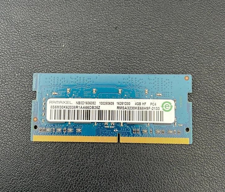 4GB SODIMM ddr4 Ramaxel, Computers en Software, Gebruikt, DDR4, Ophalen of Verzenden, Laptop