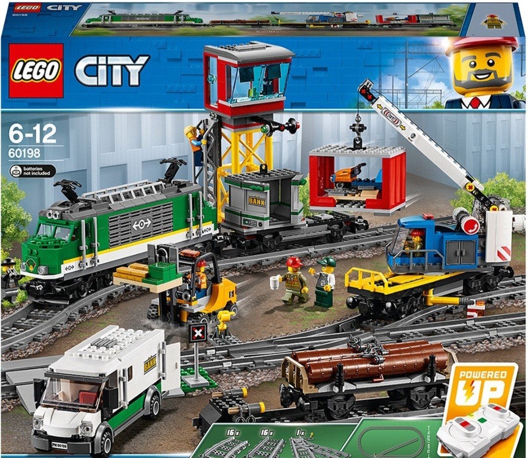 Nieuw in doos City Trein 60198 - Vracht- en passagierstrein, Kinderen en Baby's, Ophalen, Nieuw, Lego