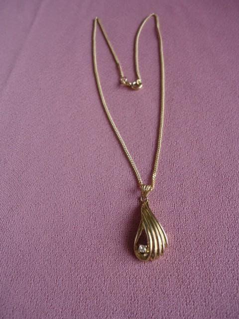 ketting met hanger, Verzenden, Nieuw, Goud, Overige materialen