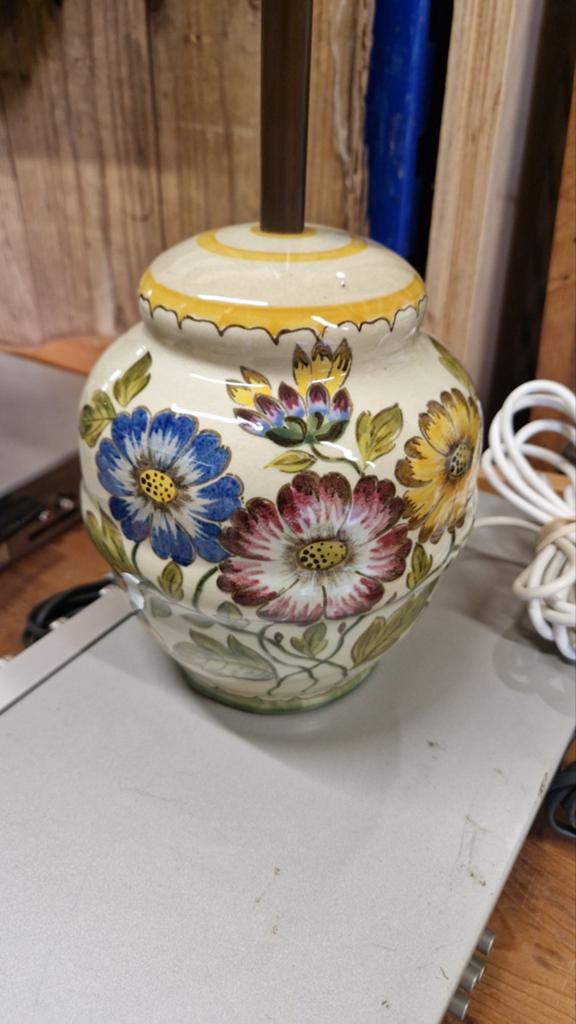 Gouda plateel lamp, Antiek en Kunst, Ophalen of Verzenden