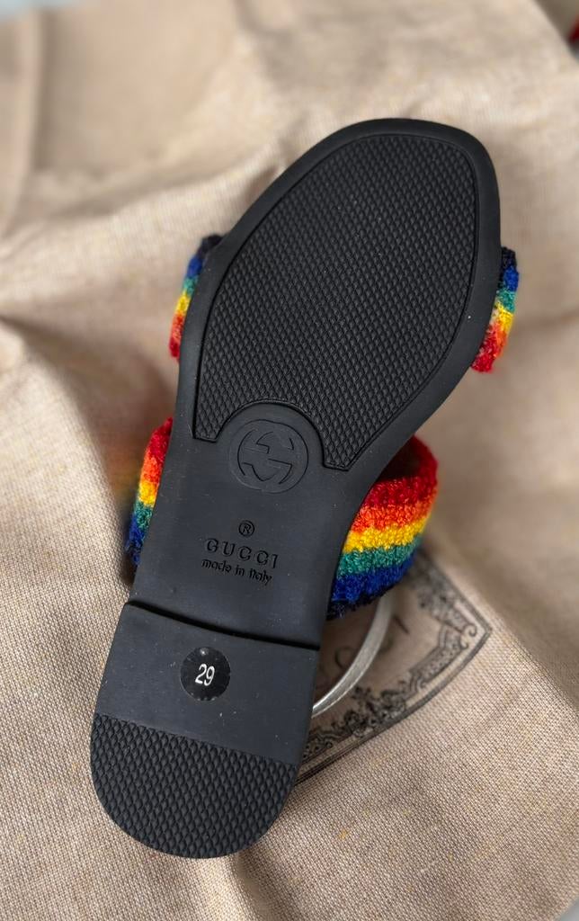Gucci regenboog sandalen schoenen maat 28 NIEUW (360 euro), Schoenen, Customercare@gucci.com, Gucci, Verzenden