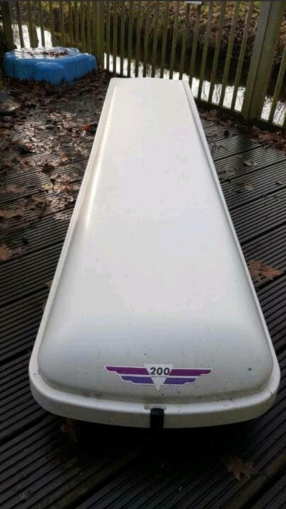 Dakkoffer / skibox Hapro 200, Ophalen, Zo goed als nieuw