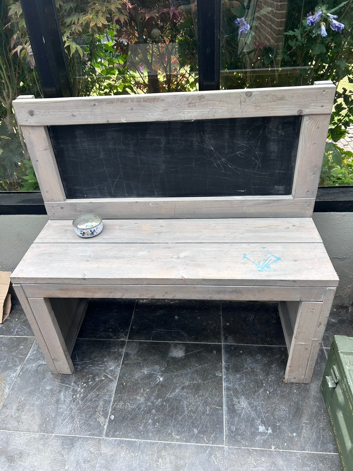 Steigerhouten bureau kind, Ophalen, Gebruikt, Tafel(s)