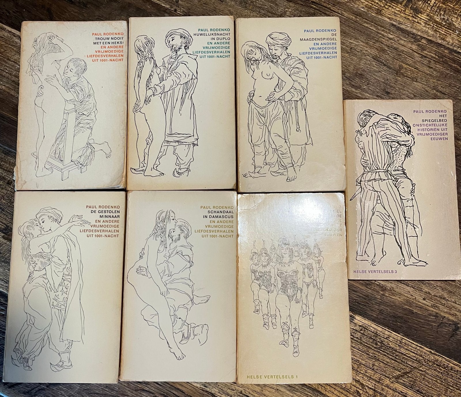 Paul Rodenko - serie "Vrijmoedige liefdesverhalen 1001-nacht, Boeken, Ophalen of Verzenden, Gelezen, Nederland