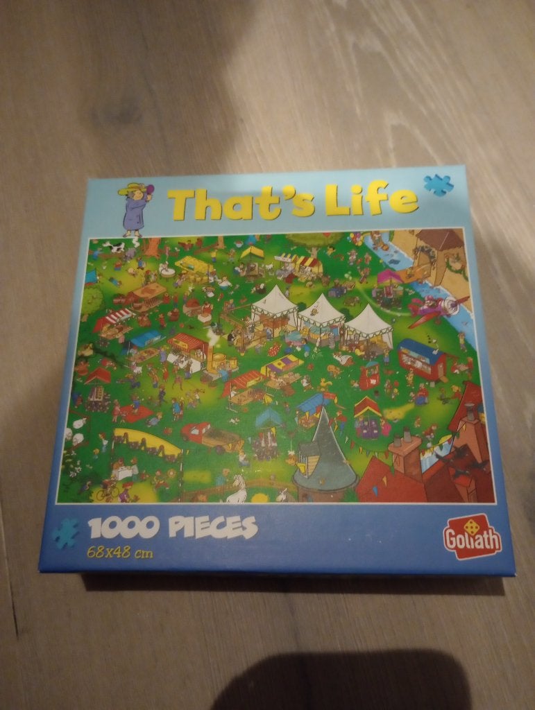 Nieuwe puzzel that's life 1000 stukjes festival terrein, Ophalen of Verzenden, 500 t/m 1500 stukjes, Nieuw