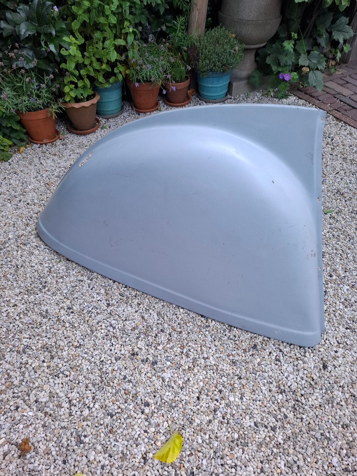 Rechter achterscherm / spatbord  2CV, Ophalen