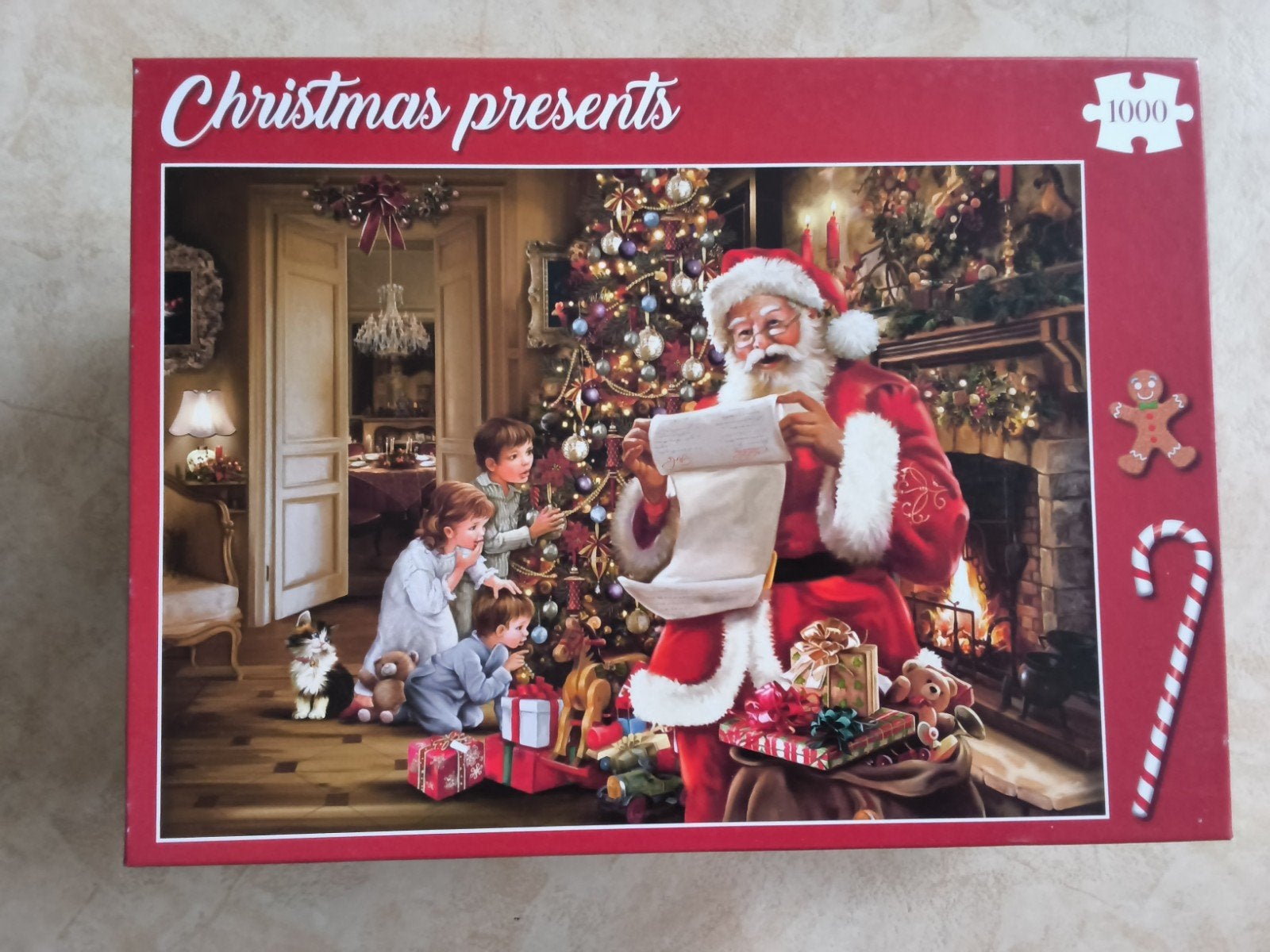 Verschillende leuke Kerstpuzzels ., Ophalen of Verzenden, 500 t/m 1500 stukjes, Gebruikt, Legpuzzel