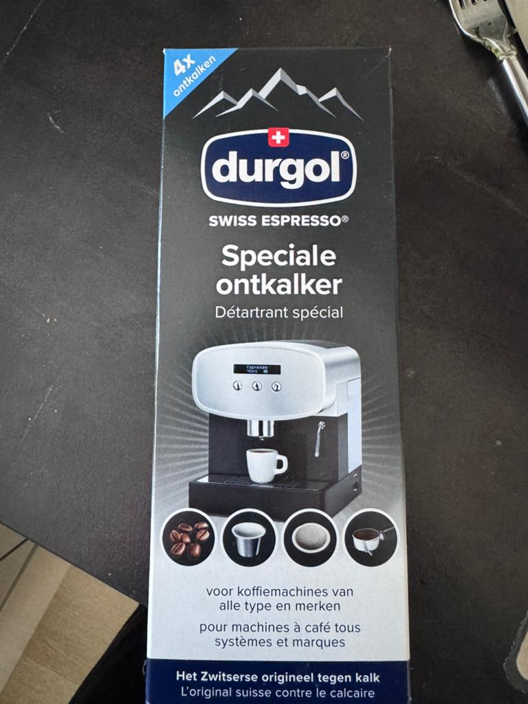 Durgol Swiss Espresso Speciale Ontkalker - 4x ontkalken ., Overige merken, Reiniging en onderhoud, Nieuw, Ophalen of Verzenden