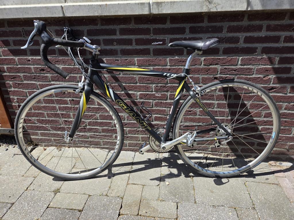 Racefiets Giant TCR Shimano 105, Carbon voor/ achtervork, Ophalen, Gebruikt, Aluminium, Giant