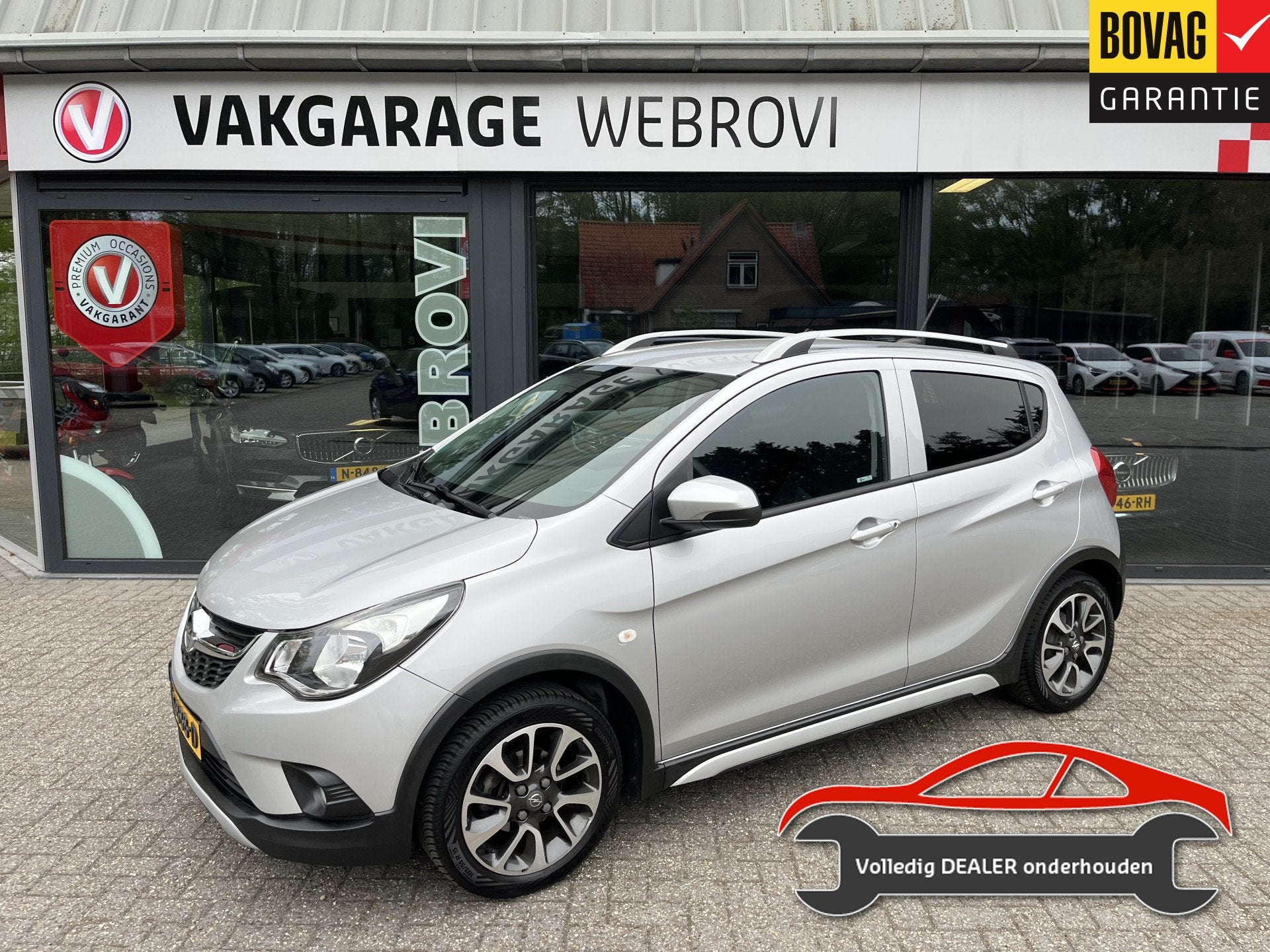 Opel KARL 1.0 Rocks Online Edition Carplay Incl Beurt, Auto's, Voorwielaandrijving, 839 kg, Gebruikt, Euro 6