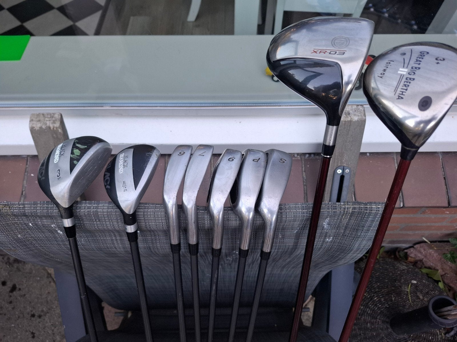 starters golfset verlengd 2 inch, Ophalen, Gebruikt, Set, Overige merken