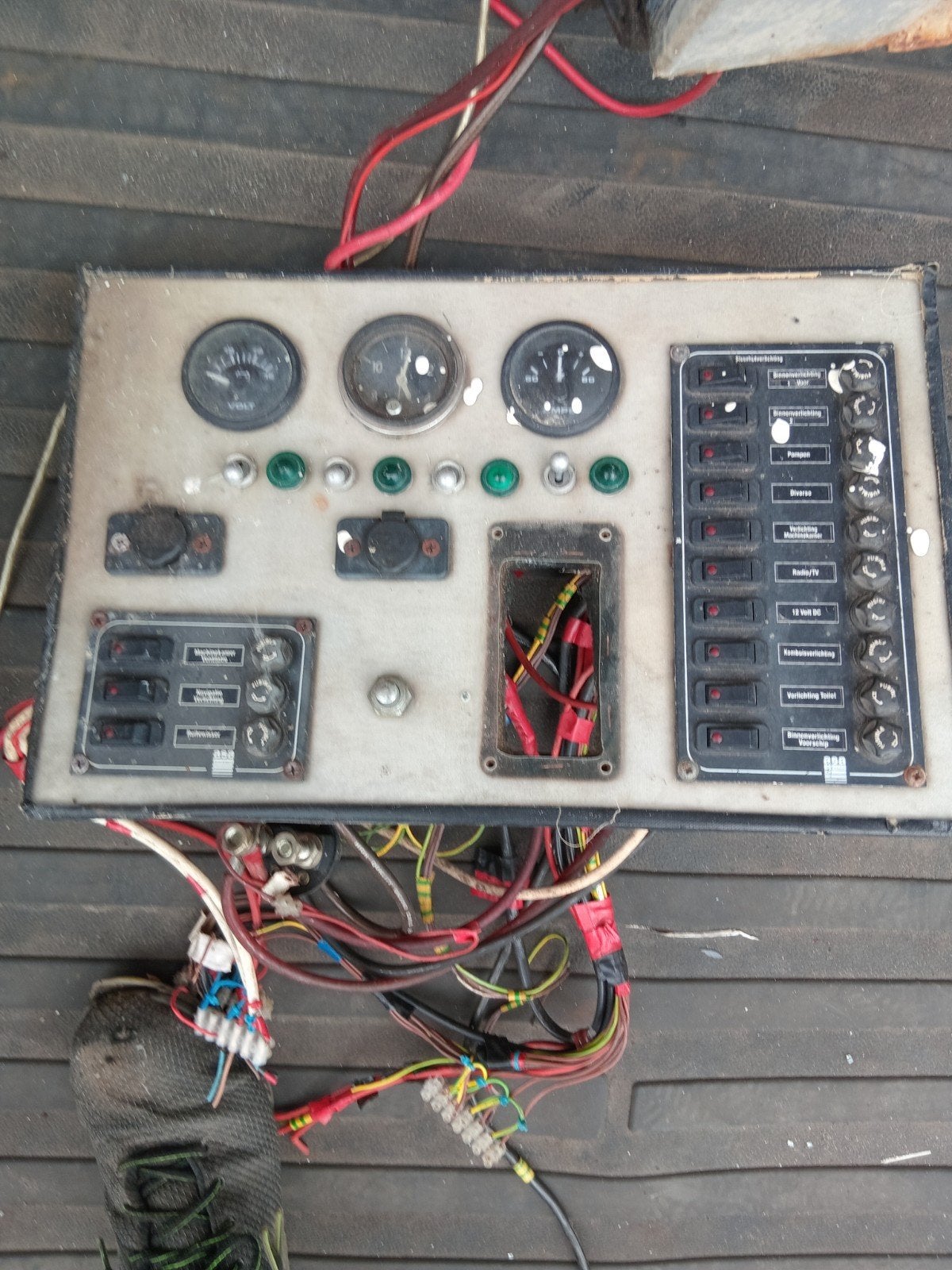 Dashboard boot inclusief kabels, Watersport en Boten, Ophalen of Verzenden, Gebruikt, Motor en Techniek