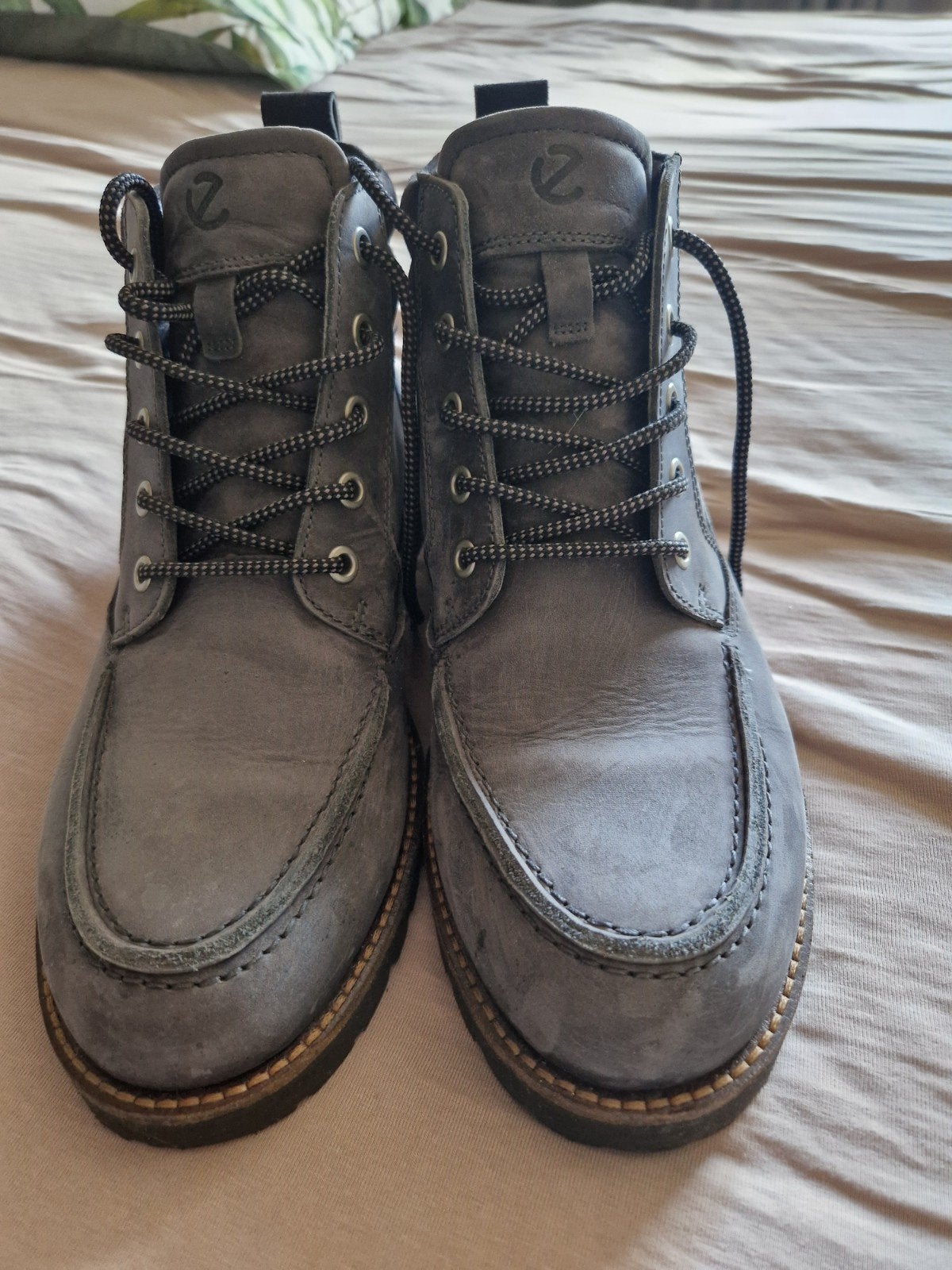 licht/muis  grijzen heren schoenen/boots., Kleding | Heren, Schoenen, Ophalen, Ecco, Overige kleuren, Boots