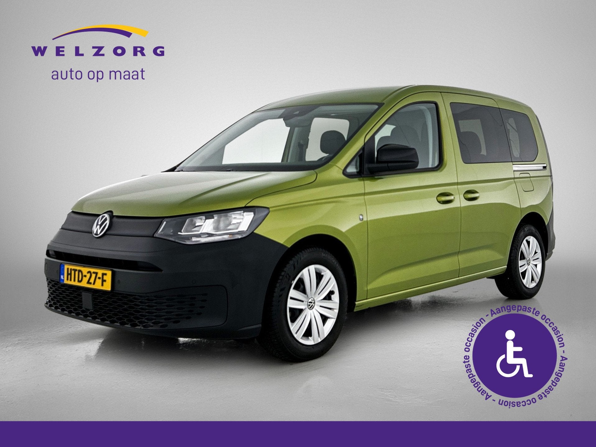 Volkswagen Caddy Life 1.5 TSI 5p Direct leverbaar! Rolstoeau, 12 maanden, Stof, Bedrijf, 1500 kg