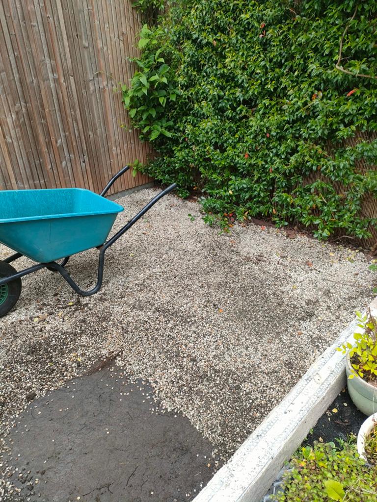 Grind, ongeveer 4x3 meter (tegen vergoeding van €40 ), Tuin en Terras, Grind, Keien en Split, Ophalen of Verzenden, Gebruikt, Grind