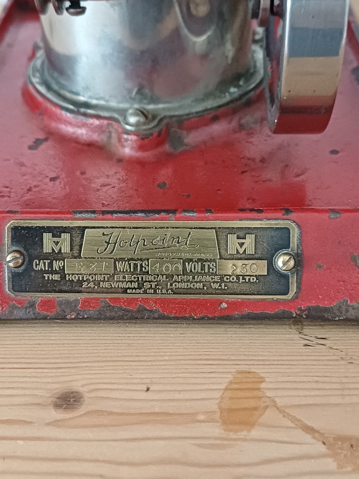 Antieke Hotpoint stoommachine model B31, Antiek en Kunst, Ophalen of Verzenden